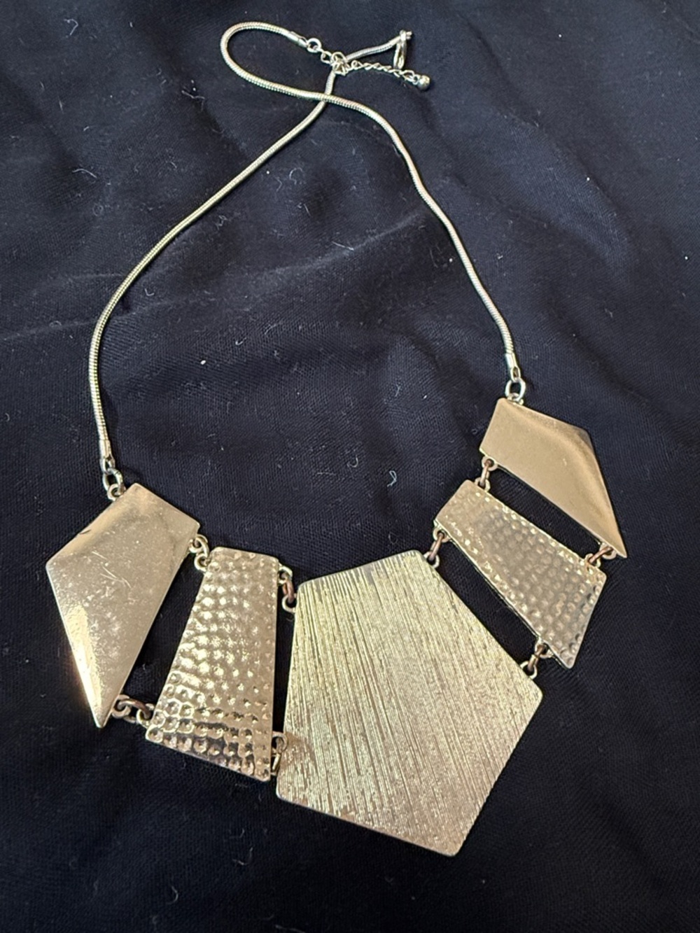 Gold Geometric Statement Necklace - Women Jewelry
